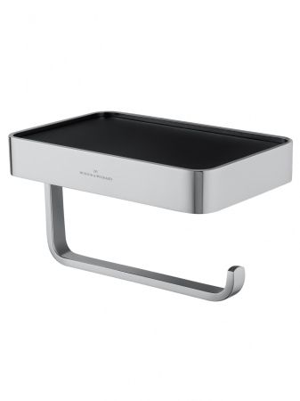Держатель для туалетной бумаги с полкой WONZON & WOGHAND LOTTE, Хром (WW-8336), артикул WW-8336