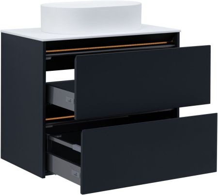 Тумба под раковину Allen Brau Activity 80 1.34004.AM антрацит матовый/черный браш, артикул 1.34004.AM