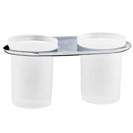 Стакан для зубных щеток WasserKRAFT Kammel K-8328D двойной Хром, артикул K-8328D