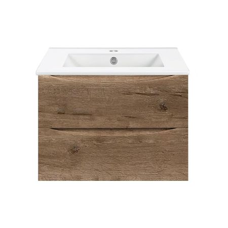 База под керамическую раковину Mia 700 подвесная, 2 выкатных ящика soft close, V.Oak, артикул VMC-2MC700VO