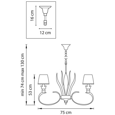Люстра подвесная Antique Lightstar 783081, артикул 783081
