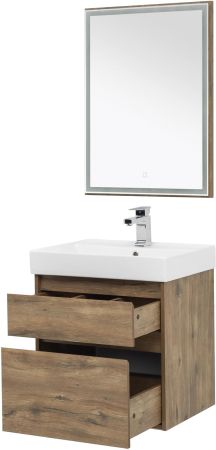 Мебель для ванной Aquanet Nova Lite 60 дуб рустикальный (2 ящика), артикул 00254216