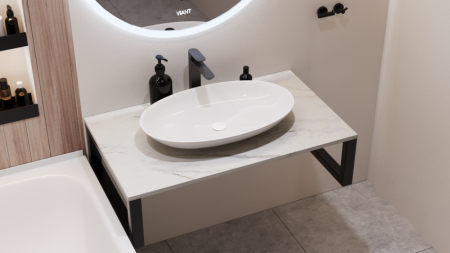 Столешница VIANT "Neo" (VNEO80MRBEL-STMDF), артикул VNEO80MRBEL-STMDF