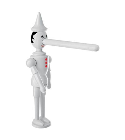 Emmevi Pinocchio, двухрычажный кухонный смеситель (излив 20,6 см), без донного клапана, цвет белый