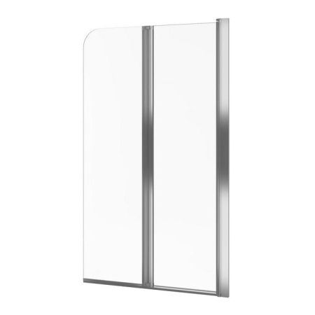 Шторка для ванны EXCELLENT Fliper 80 см (хром) правая, артикул KAAX.1309.800.PR