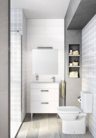 Тумба под раковину ROCA DEBBA 58,5 ZRU9302708 (подвесная, белый глянец), шт, артикул ZRU9302708