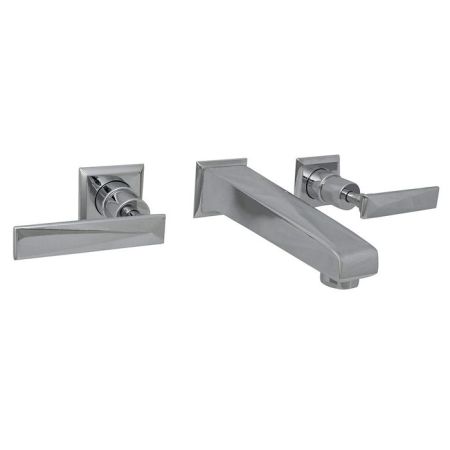 Nicolazzi Vincent Смеситель для раковины настенный, на 3 отв, излив: 177мм, цвет: хром, артикул 1077CR28