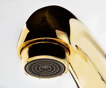 Смеситель для раковины Kludi Adlon 510434520 Золото, артикул 510434520