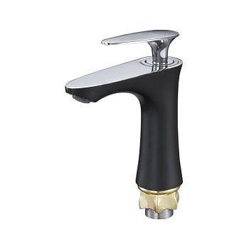 Смеситель для раковины G.Lauf LOT1-A010YB, хром/черный