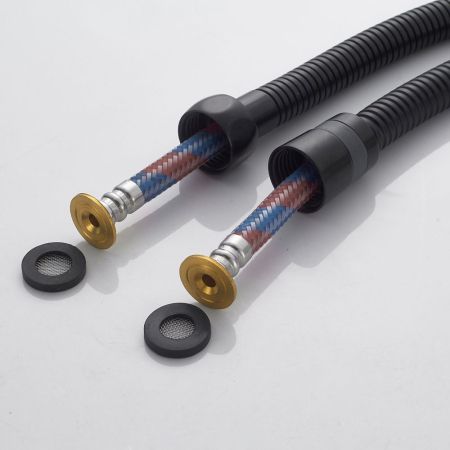 Гигиенический душ со смесителем Shevanik S9905H, черный, артикул S9905H