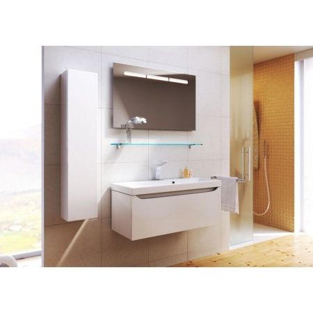 "Верона" Тумба под умывальник подвесная, цвет белый  Ver.01.08/W, ТМ «AQWELLA»