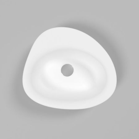 Умывальник WHITECROSS Moonstone B 40x35 (белый мат) иск. камень