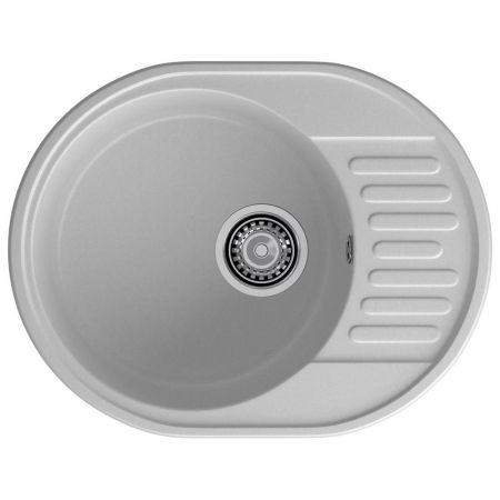Кухонная мойка GranFest QUARZ 58, серый, артикул 58 серый