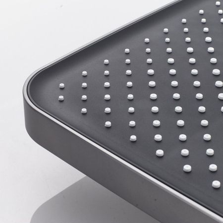 Душевая система Rose R1056T, оружейная сталь