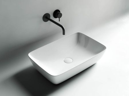 Умывальник чаша FORM накладная прямоугольная 580*380*145мм CN2003