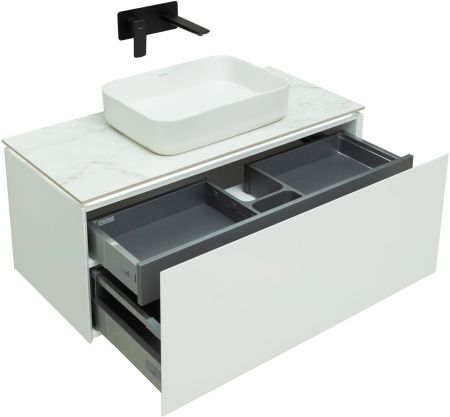 Тумба под раковину Allen Brau Infinity 100 1.21004.WM белый матовый, артикул 1.21004.WM