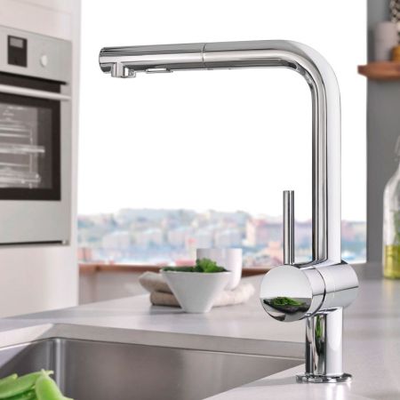 Смеситель для кухни GROHE Minta, хром (30274000), артикул 30274000