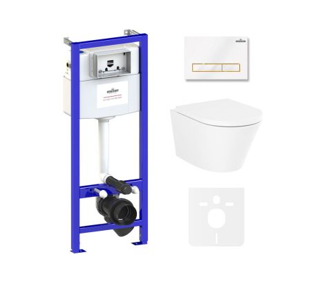 Комплект 6 в 1 Lavinia Boho Biore Compacto Rimless 75110147, премиум, пластиковая клавиша