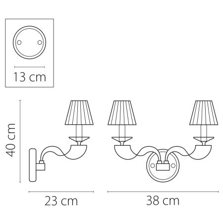 Бра Alveare Lightstar Premium 702624, артикул 702624