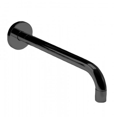 Bongio Acquacarica Излив настенный, 220 мм, цвет черный, артикул 00989NE22