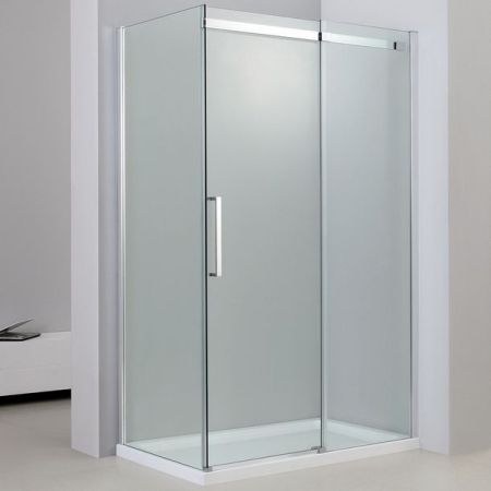 Душевой уголок Black&White Stellar Wind S508 прямоугольный профиль Серебристый хром стекло прозрачное, артикул 5088012