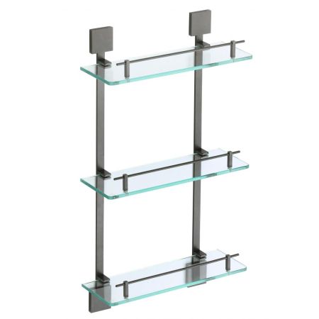 Полка стеклянная Savol S-06522Q-3, графит, артикул S-06522Q-3