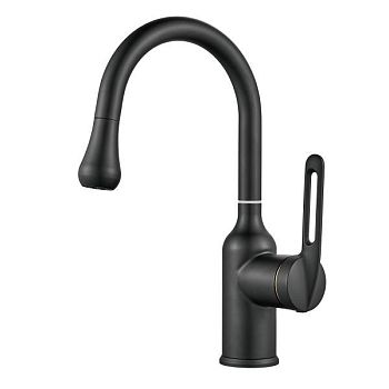 Смеситель для раковины Raffine F101H, черный