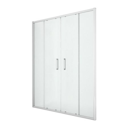 Дверь в нишу NEW TRENDY NEW CORRINA 160x195 D-0185A (хром), артикул D-0185A