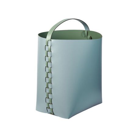 ADJ Корзина Helena, 35x30xH45 см., цвет: небесный/эвкалипт, артикул 3645.50/60