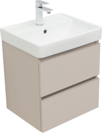 Тумба под раковину Aquanet Вега 2.0 50 бежевый, артикул 00337940
