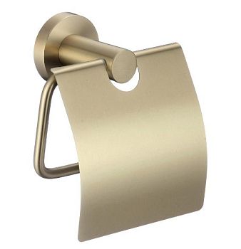 Держатель для туалетной бумаги Savol S-005651C, матовое золото