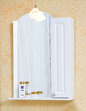 Зеркало со шкафом Бриклаер АННА 60 см, правое, артикул 4627125411373