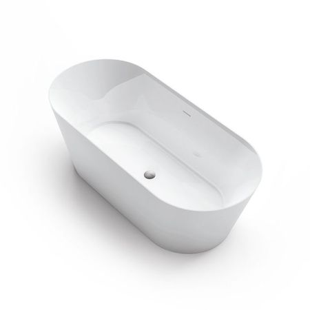 Gruppo Treesse Inka Ванна 150x70xh60 см. овальная отдельностоящая акриловая, со щелевым переливом, цвет белый глянцевый ЦЕНА со склада), артикул V385BL