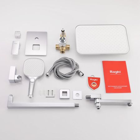 Душевая система встраиваемая Raglo R30.27, хром
