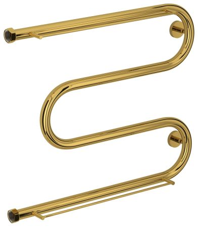 Полотенцесушитель водяной "М-обр.+" 2П 500х650 Н. Г. 1" (Золото), артикул 03-4008-5065