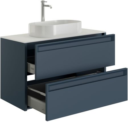 Тумба под раковину Allen Brau Fantasy 80 1.11001.BGM 2.0 синий матовый, артикул 1.11001.BGM 2.0