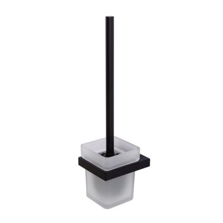 SLIDER-TBS-V-NOP Ёршик для унитаза, подвесной, стекло, исполнение черный матовый, артикул SLIDER-TBS-V-NOP