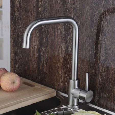 Смеситель для кухни G.Lauf ZAP4-B090, нержавеющая сталь