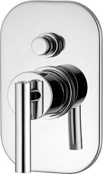 Mariner Energy, смеситель внутристенный на 2 выхода, цвет хром