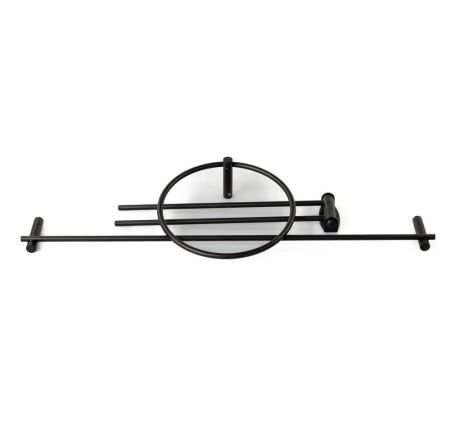 Stil Haus Hashi, полотенцедержатель, длина 60 см, цвет чёрный матовый, артикул HS05(23)