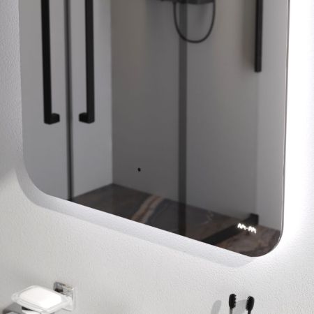 M85MOX10601S1 X-Joy Зеркало с интерьерной Led подсветкой, ИК-сенсором, 60 см, артикул M85MOX10601S1