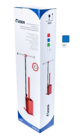 Стойка FIXSEN Rainbow напольная б/д двойной + ерш синяя (FX-32-05), артикул FX-32-05