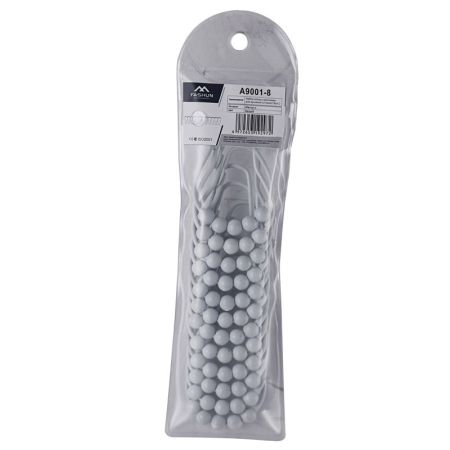 Кольца для шторы в ванную FASHUN A9001-8, белый