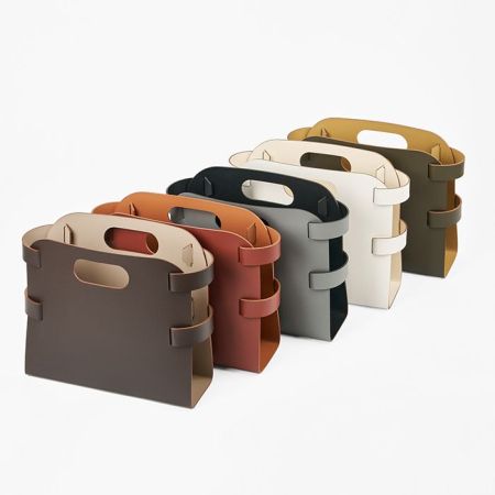 ADJ Журнальница, 16x36xH25 см., цвет: коньяк/бордо, артикул 9868.09/30