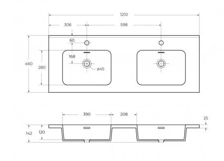 Мебель для ванной CEZARES TIFFANY 120, артикул 50211