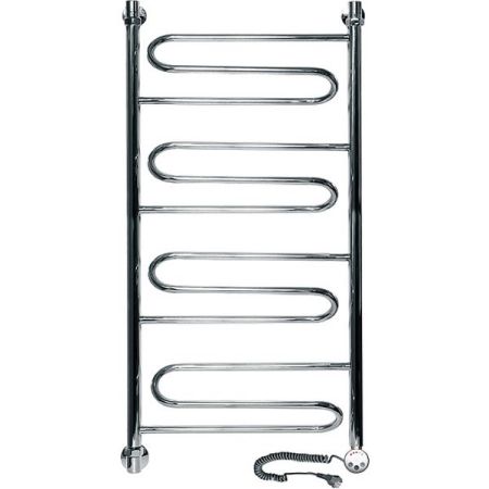 Электрический полотенцесушитель Ника Curve ЛZ Эл. 100x40 Хром, артикул ЛZ Эл. 100x40