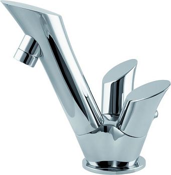 Mariner Ibis, двухвентильный смеситель для раковины с донным клапаном, цвет хром