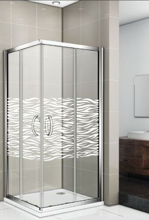 Душевой уголок Good Door Infinity CR-90 90х90 профиль Хром стекло прозрачное, артикул ИН00017