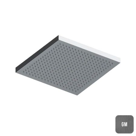 ALMAR Верхний душ 230х230 мм без держателя, цвет Gun Metal Brushed PVD, артикул E044298.GM
