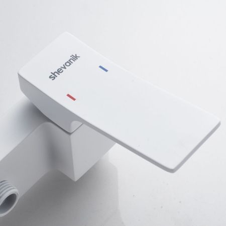 Гигиенический душ со смесителем Shevanik S4005C-1, белый